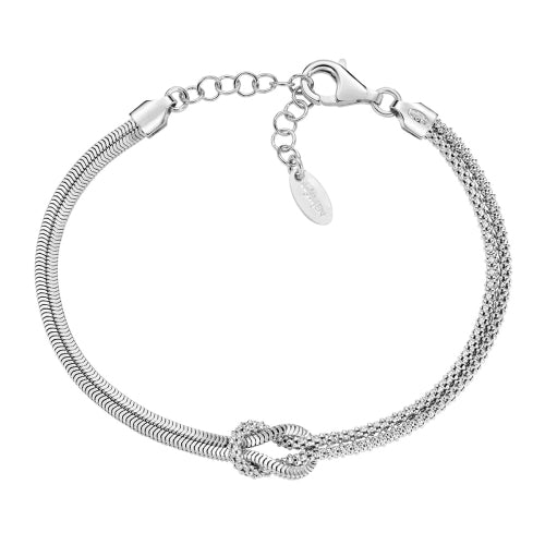 Love Knot Bracelet in Sterling Silver