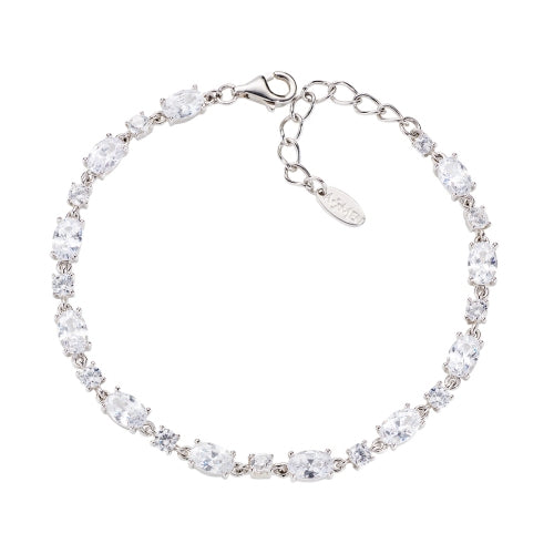 Zirconia Tennis Bracelet in Sterling Silver
