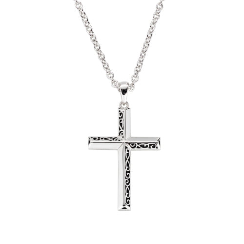 Cross Necklace in Sterling Silver