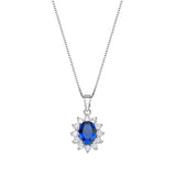 Royal Lady Charm Necklace in Sterling Silver