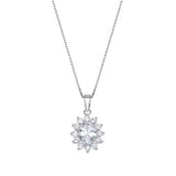 Royal Lady Charm Necklace in Sterling Silver