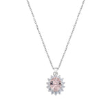 Royal Lady Charm Necklace in Sterling Silver