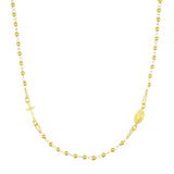 Rosary Necklace in Sterling Silver