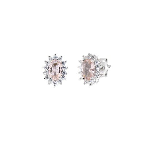 Royal Lady Stud Earrings in Sterling Silver