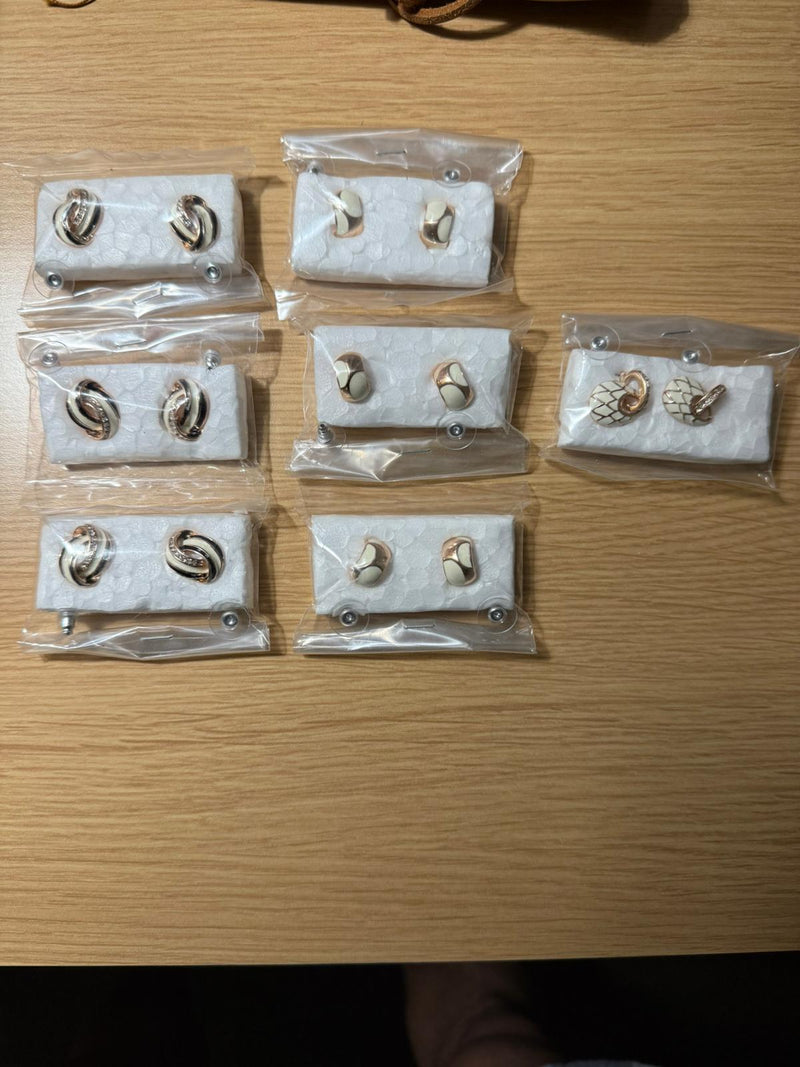 Moroccan Muse: The Elegance Collection – Set of 4 Handcrafted Earrings